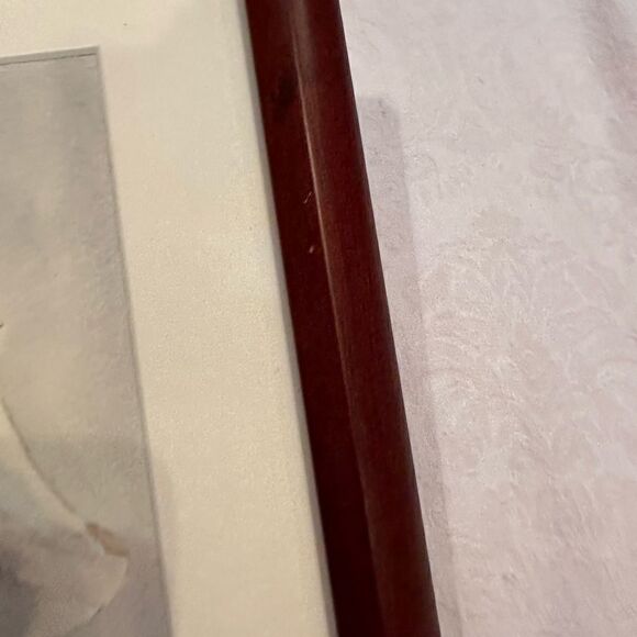 Art Watercolor Pastel Mountain Range Framed Signed Kay Hannah - Picture 11 of 12